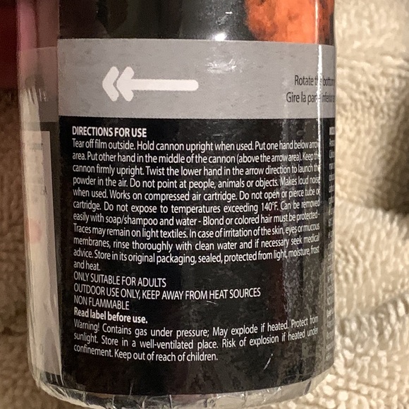 FREE W/ PURCHASE OF $10 OR MORE: Powder Party Poppers Boy Gender Reveal Blue - Picture 4 of 4